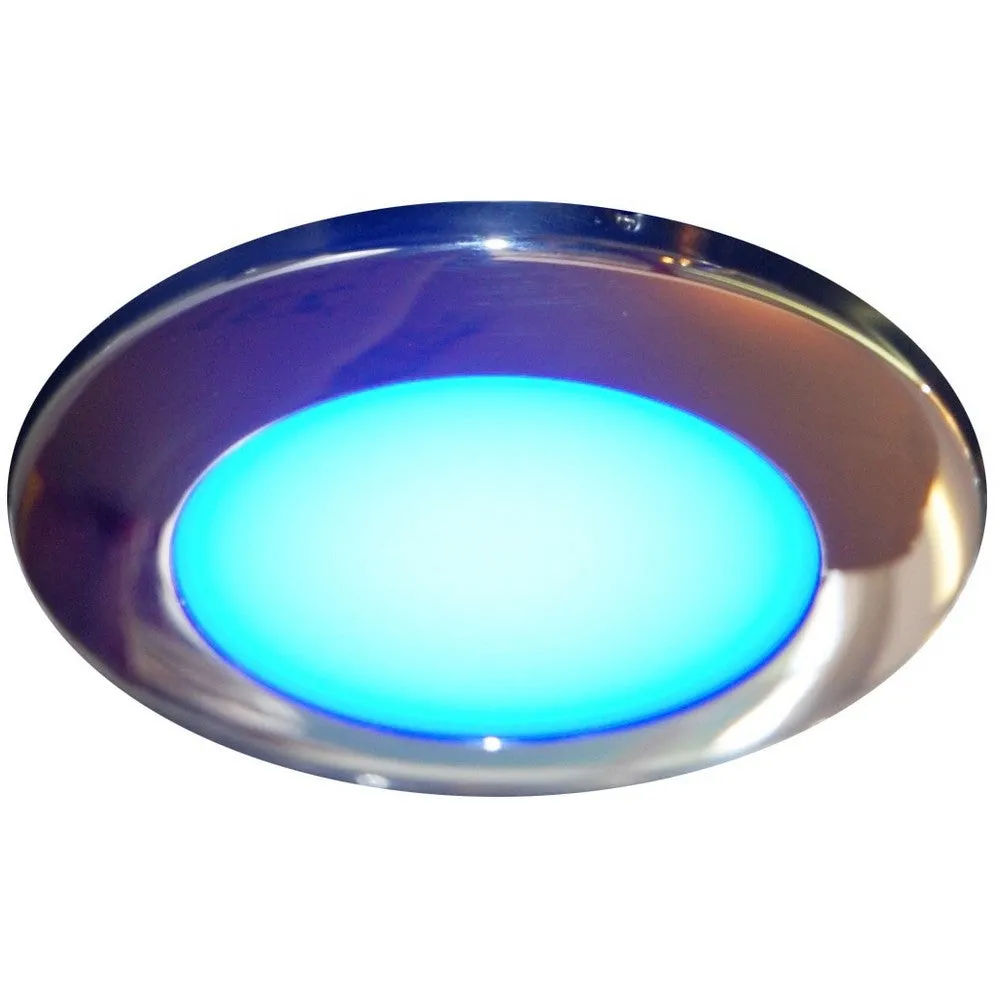 752 Series Glare Free Interior Light - S/S Bezel - Warm White/Blue