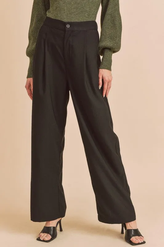 AEMI & Co. High-rise Wide-leg Pants- Tesia Pants