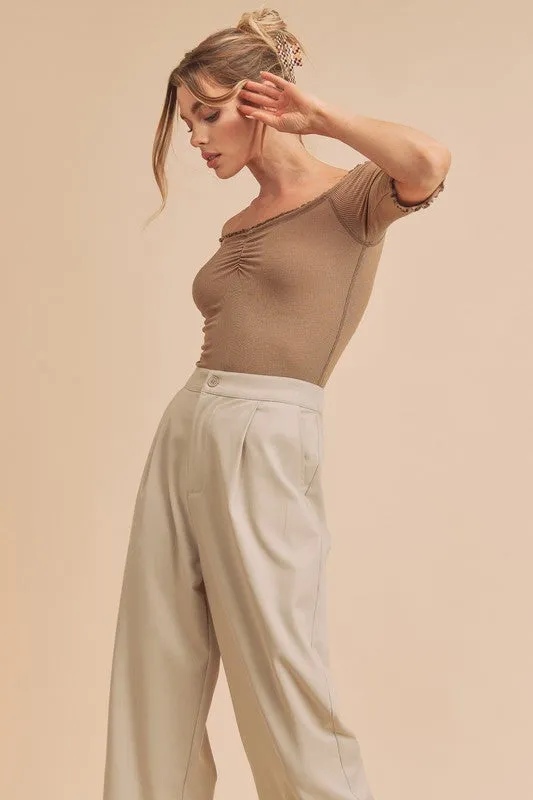 AEMI & Co. High-rise Wide-leg Pants- Tesia Pants