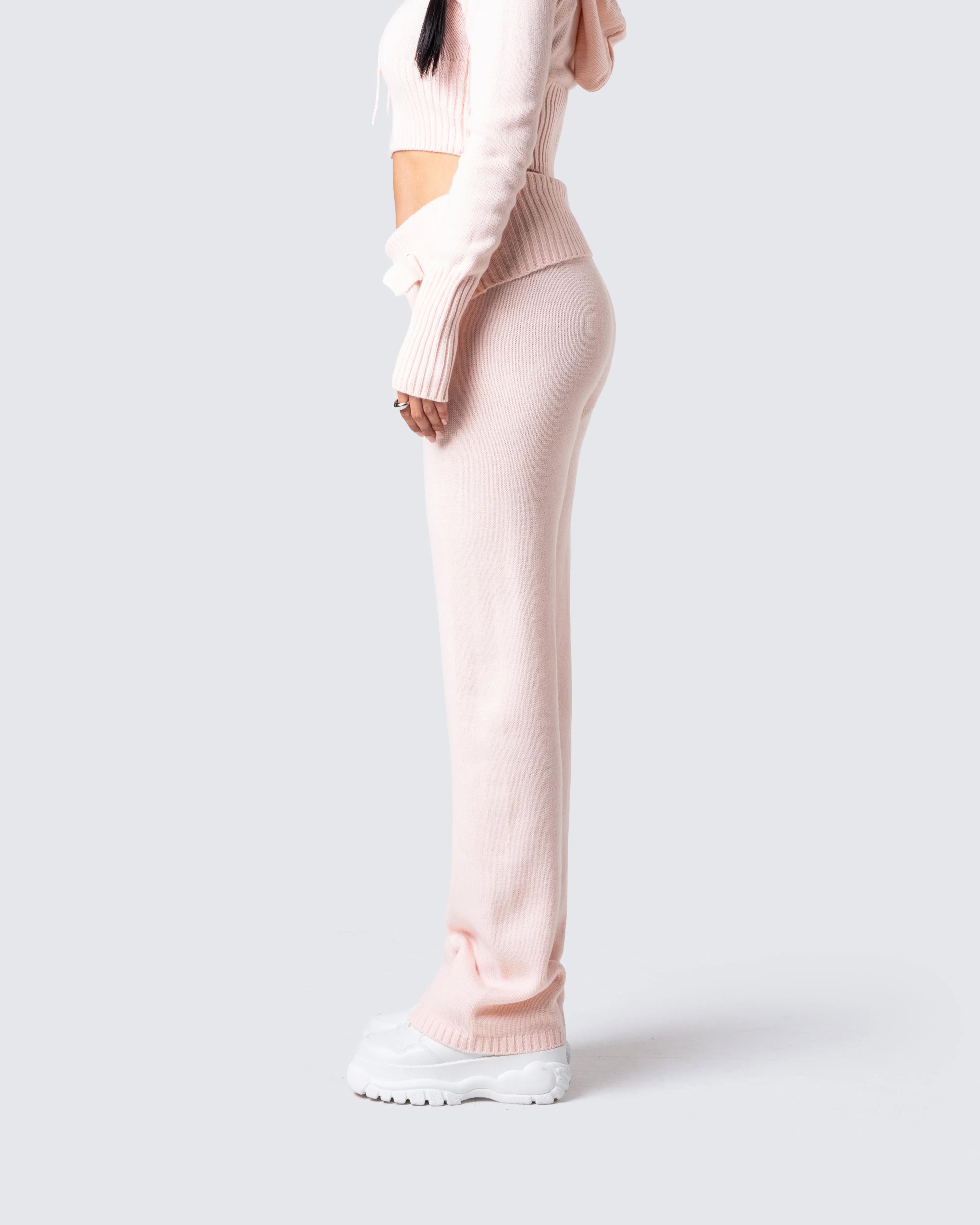 Alyssa Pink Knit Pant