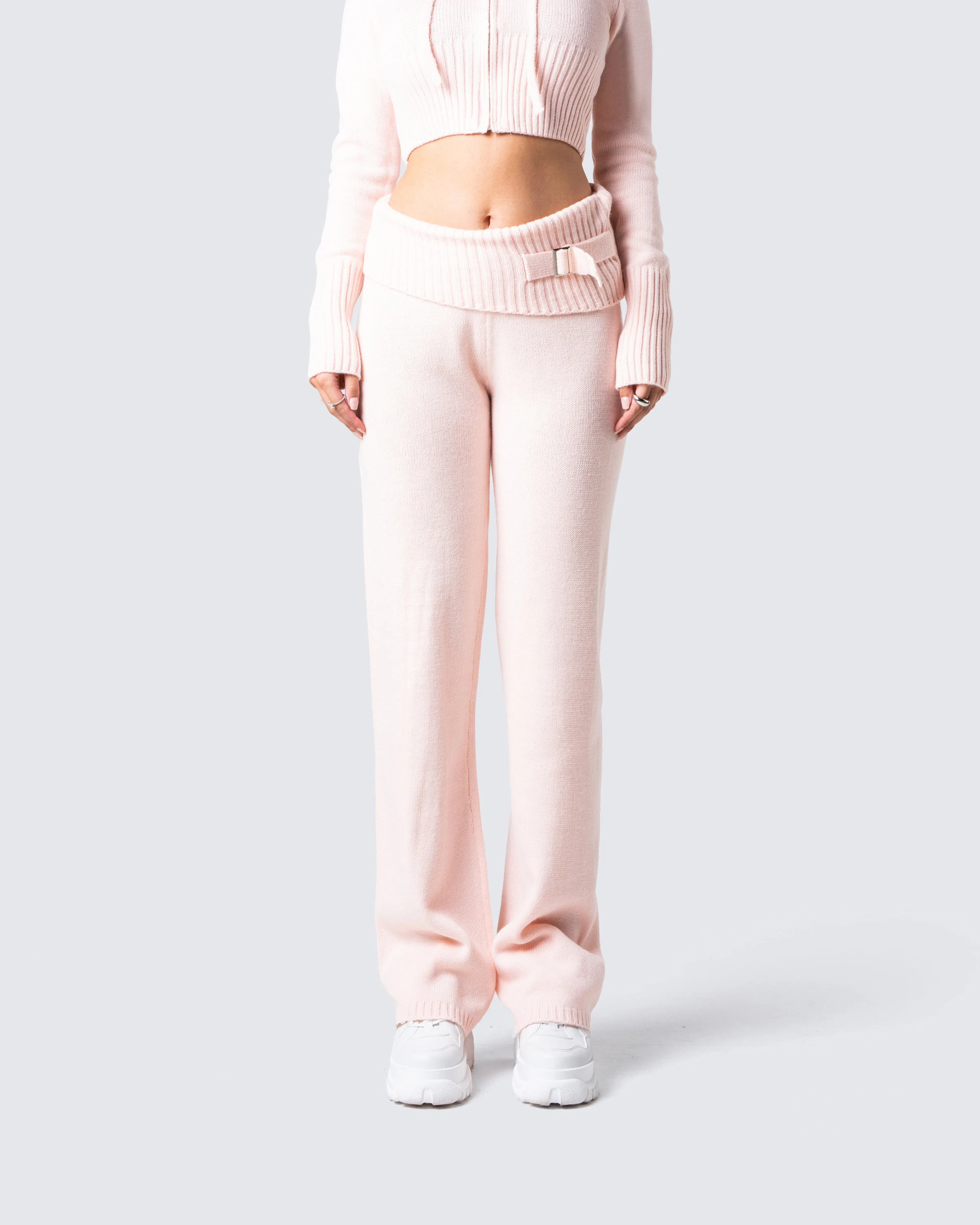 Alyssa Pink Knit Pant