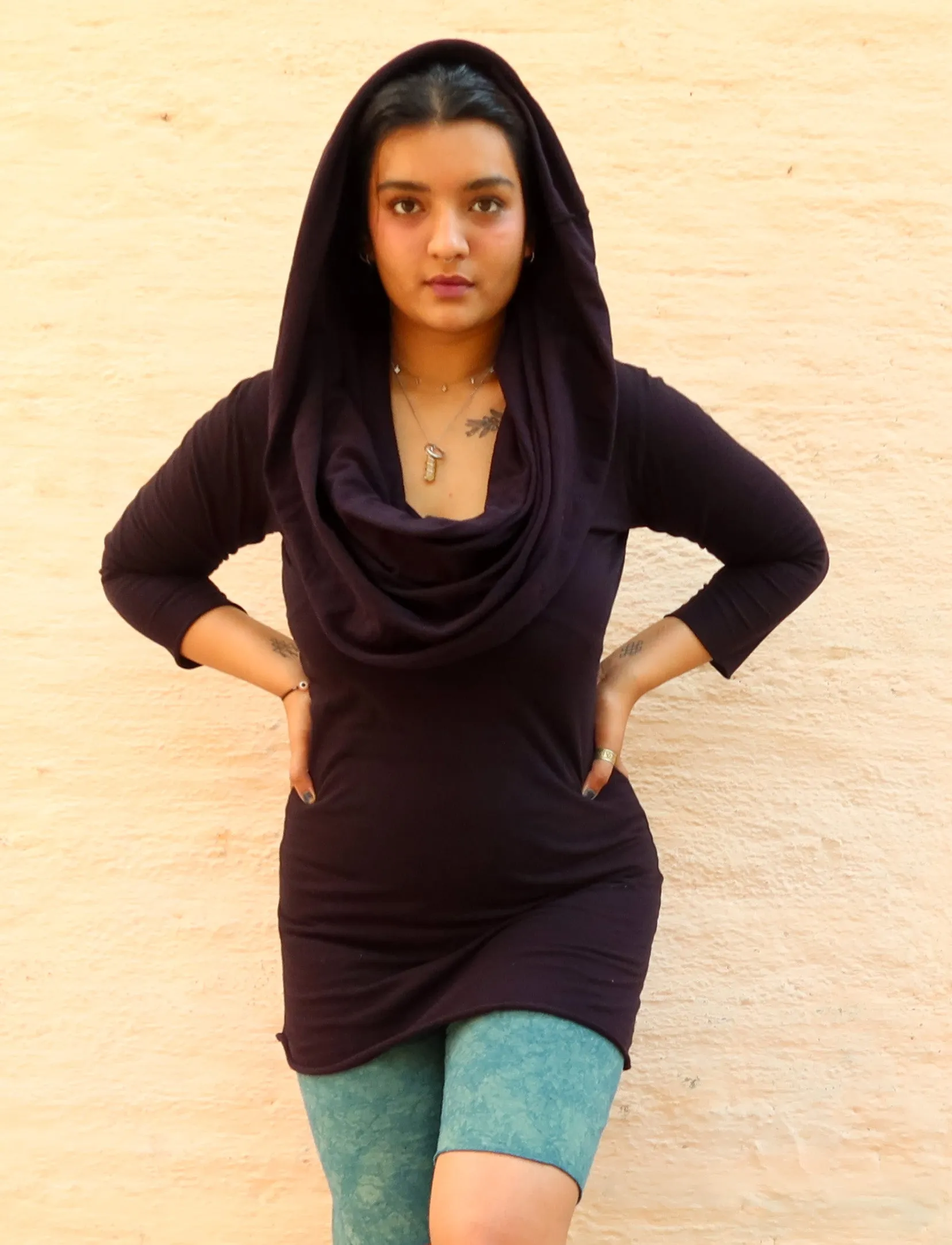 Ama Cowl Simplicity Tunic