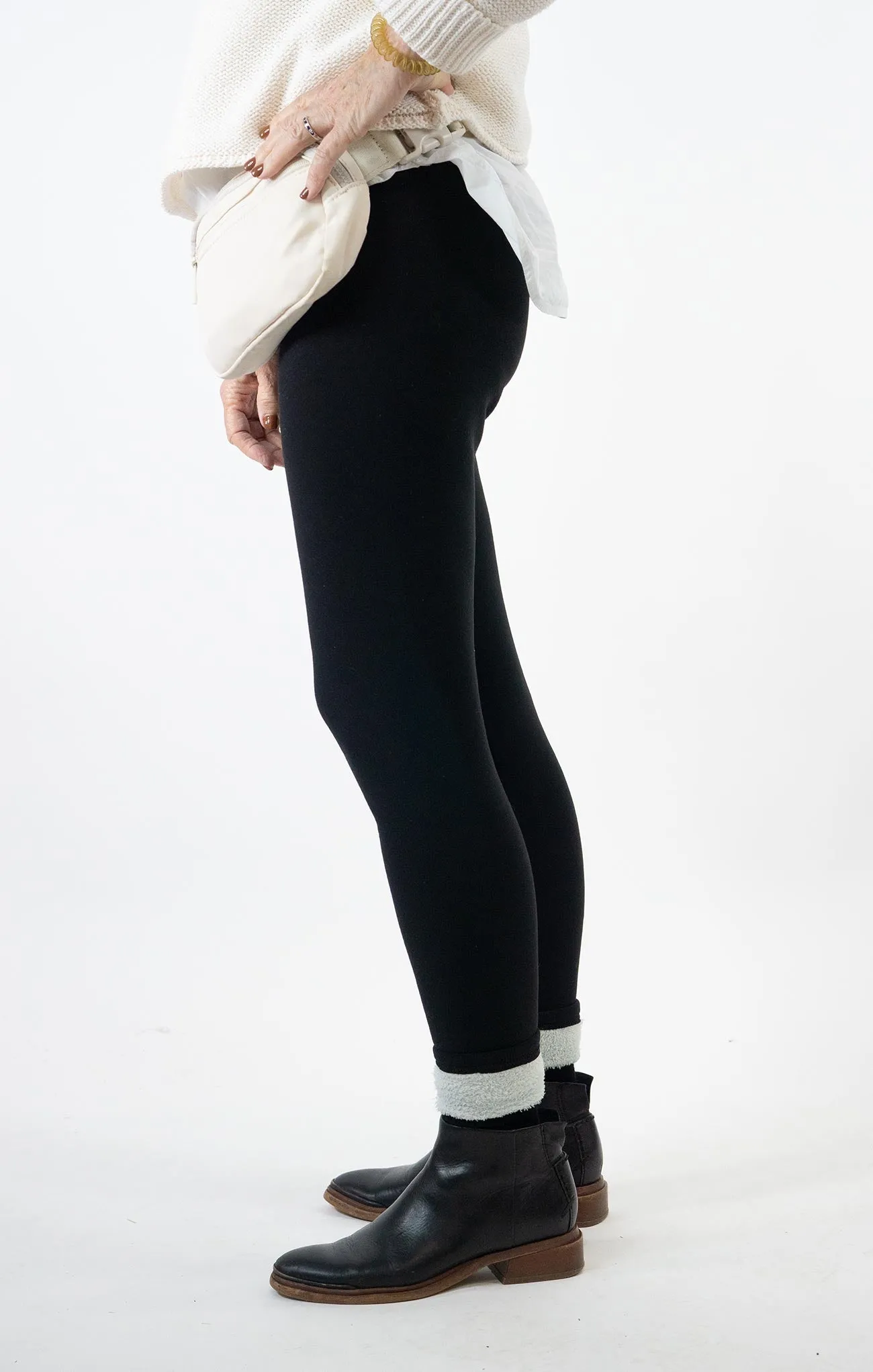 Arctic Sanctuary Faux Fur Lined Leggings