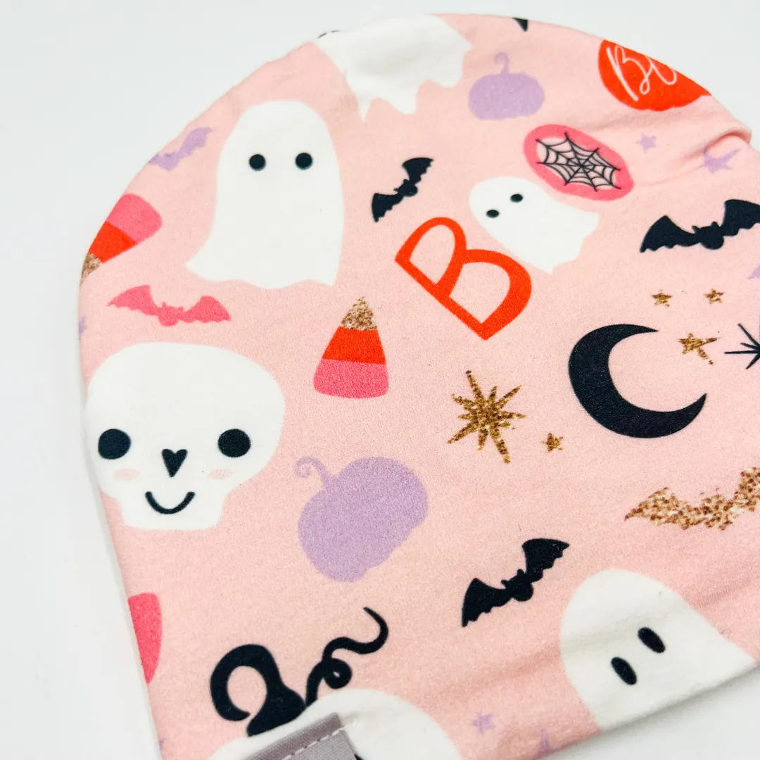 Beanie Hat (Pink Halloween)