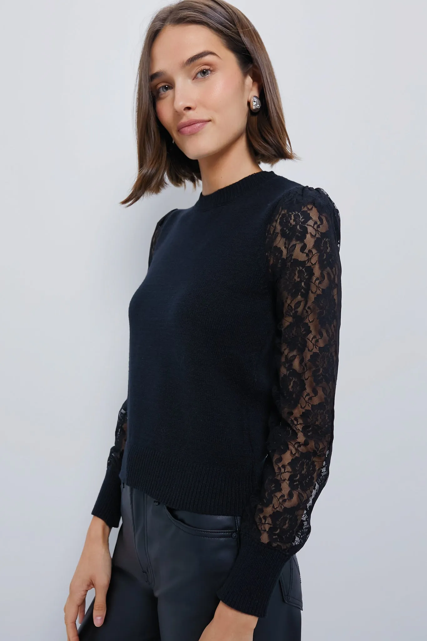 Black Lace Londyn Sweater