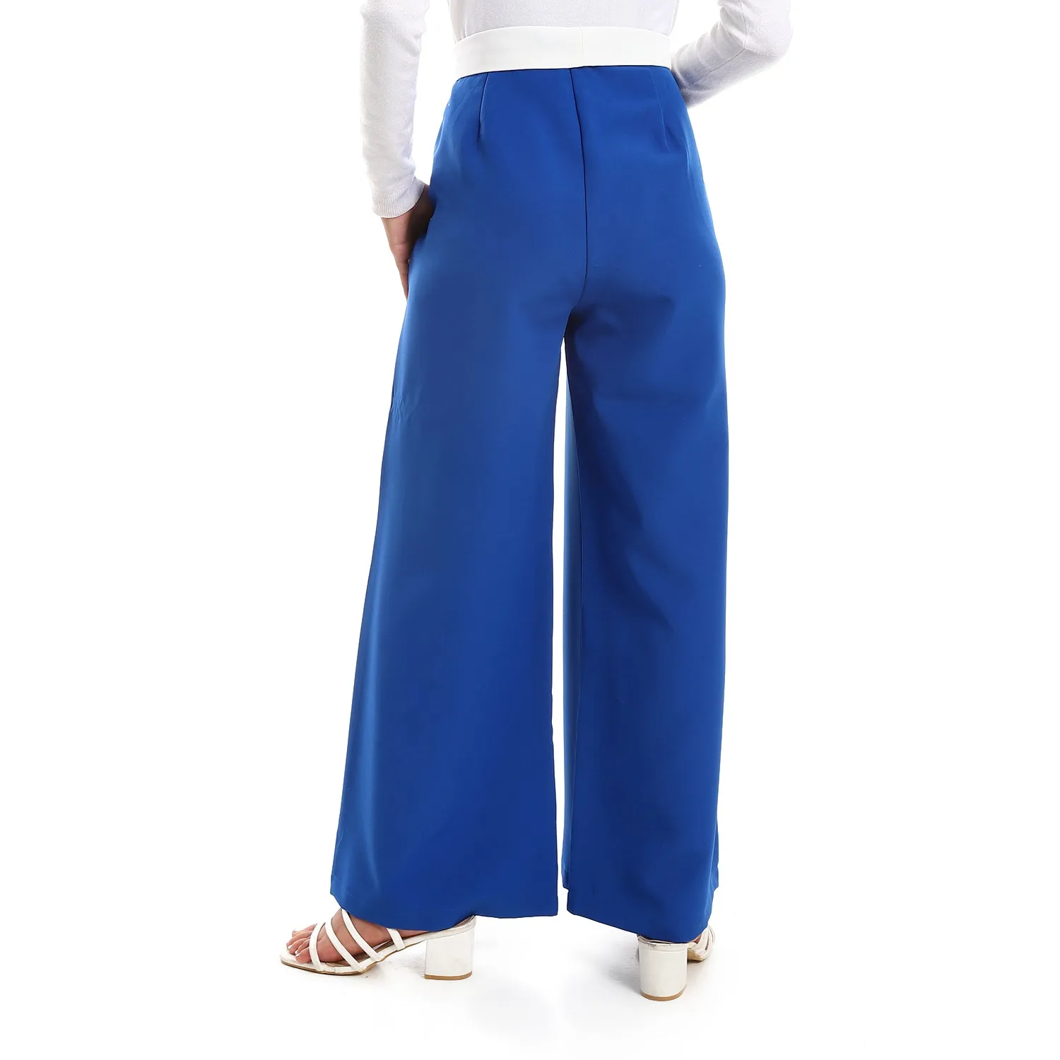 Blue Comfy Flair Pants