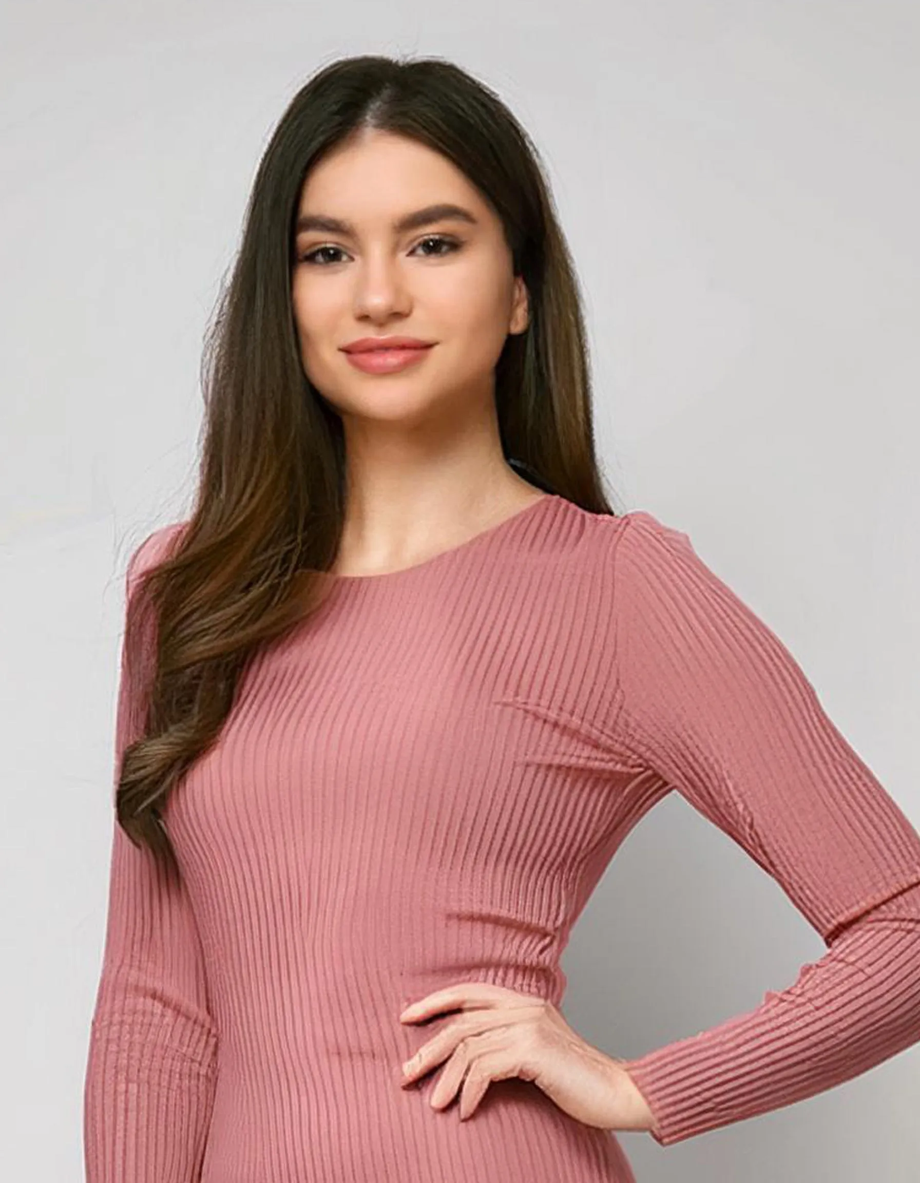 Blush Sophistication Bodycon Dress