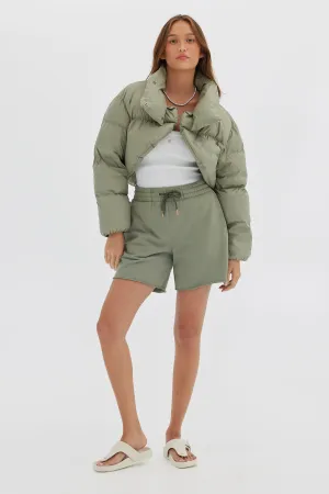 Bolero Puffer - Sage