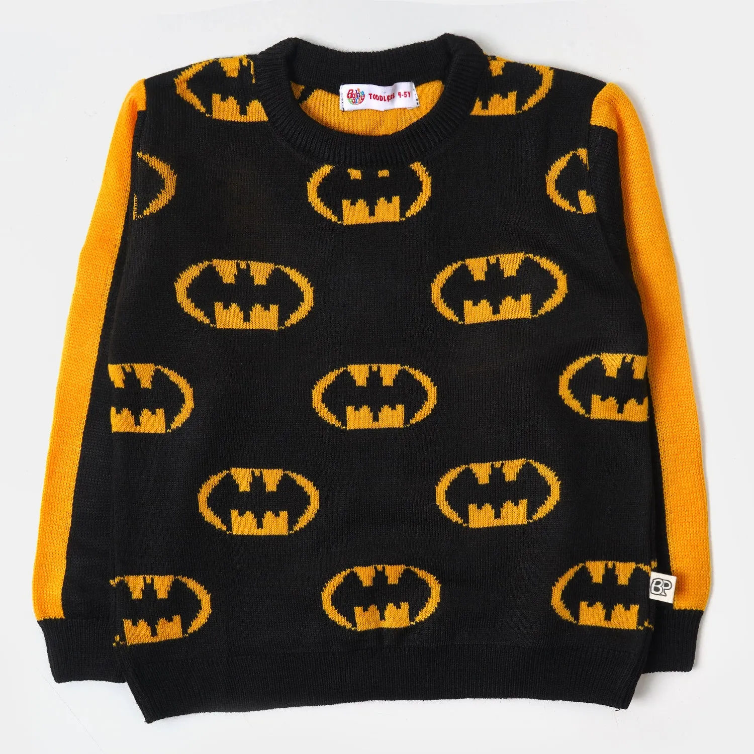 Boys Sweater BP10-22 - Black/Yellow