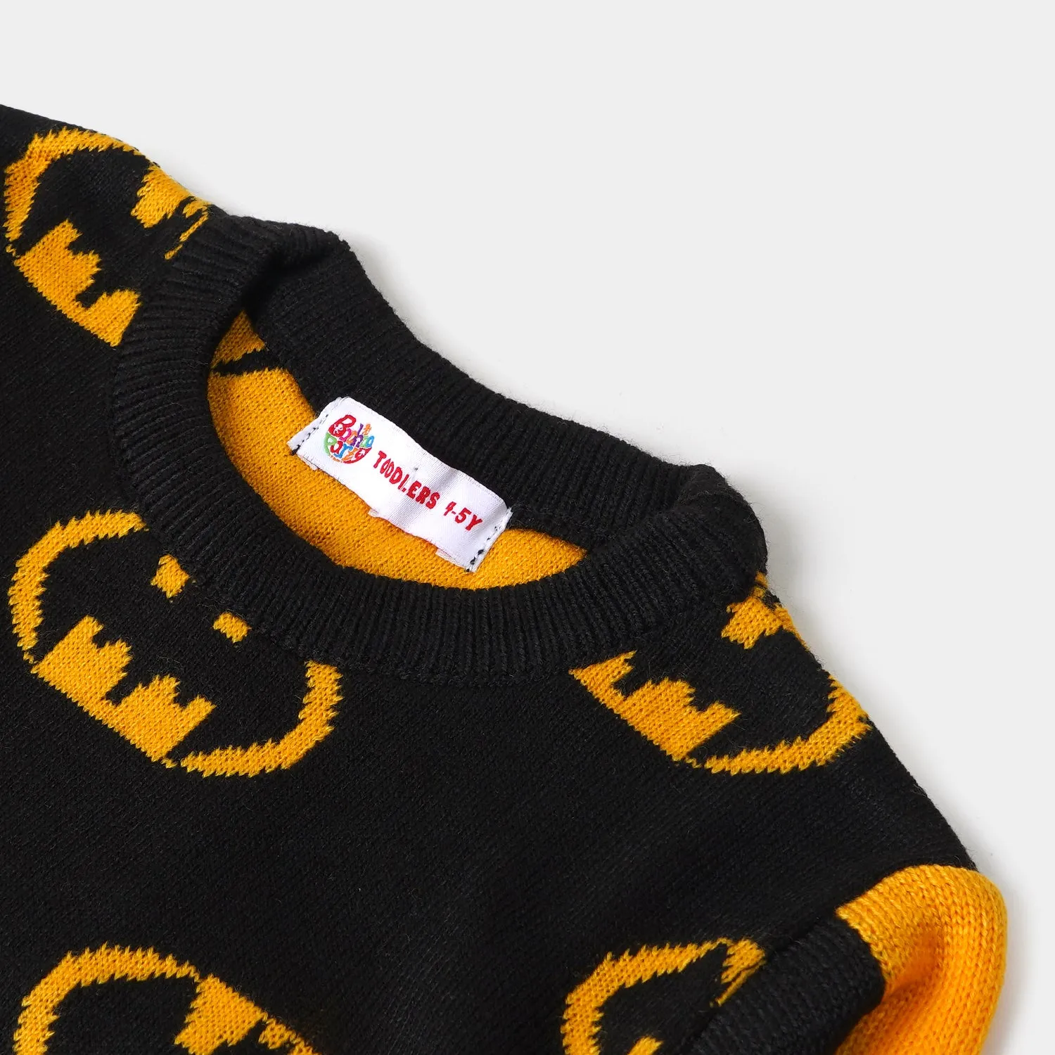 Boys Sweater BP10-22 - Black/Yellow