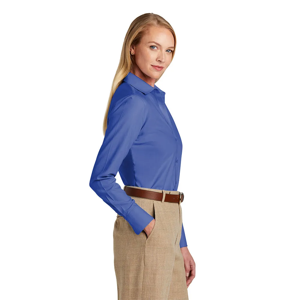 Brooks Brothers® Women’s Wrinkle-Free Stretch Nailhead Shirt - Cobalt Blue