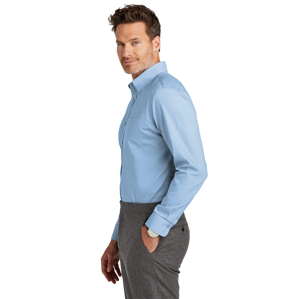 Brooks Brothers® Wrinkle-Free Stretch Nailhead Shirt - Newport Blue