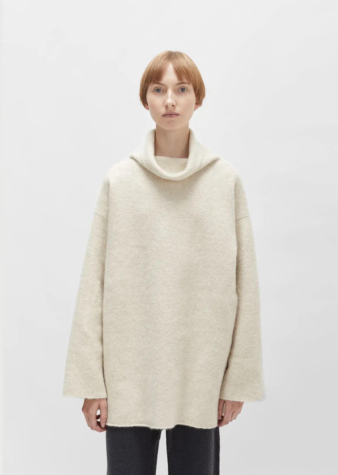 Cashmere Funnel Pullover