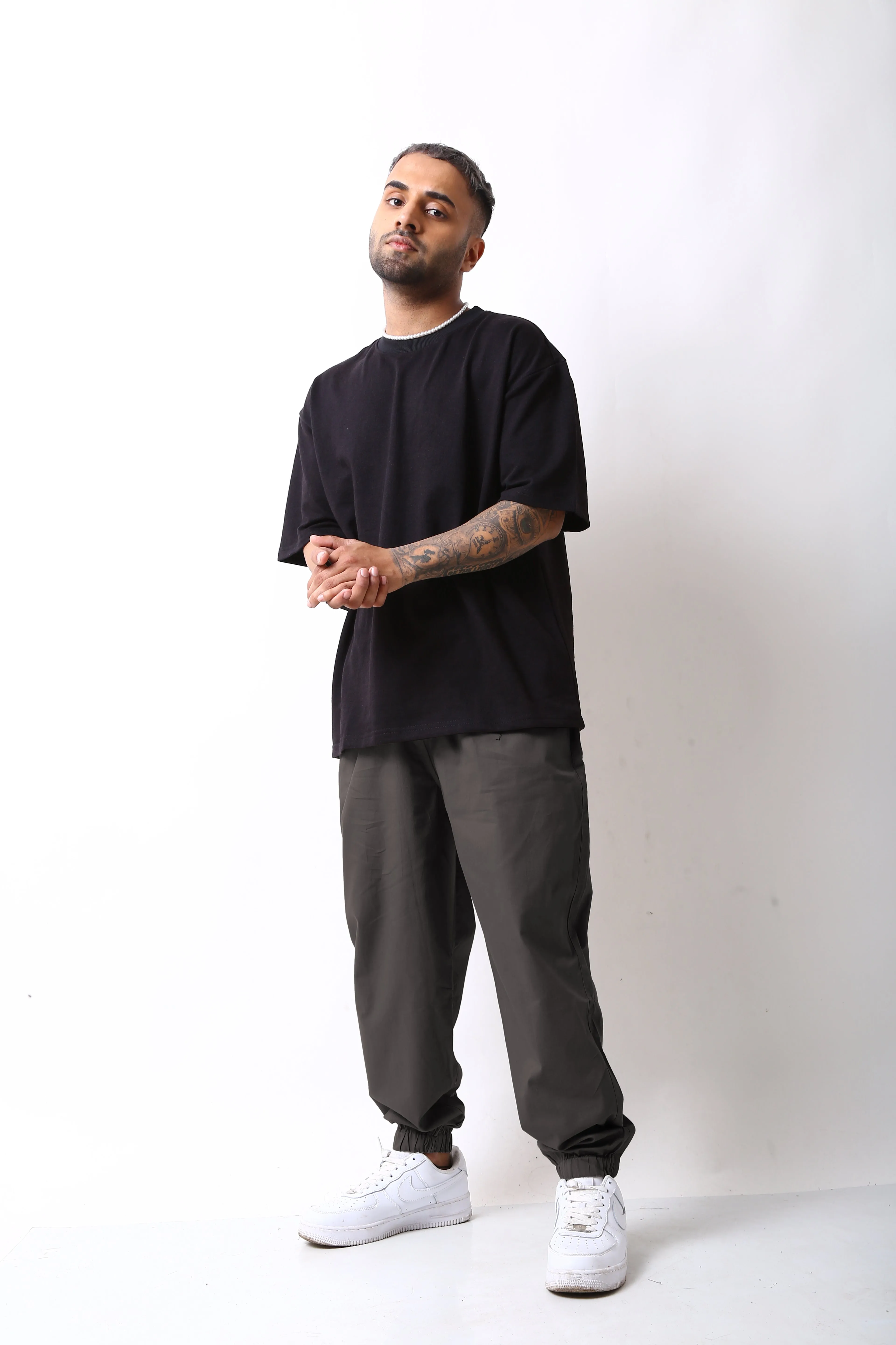 Charcoal Grey Urban Parachute Pants