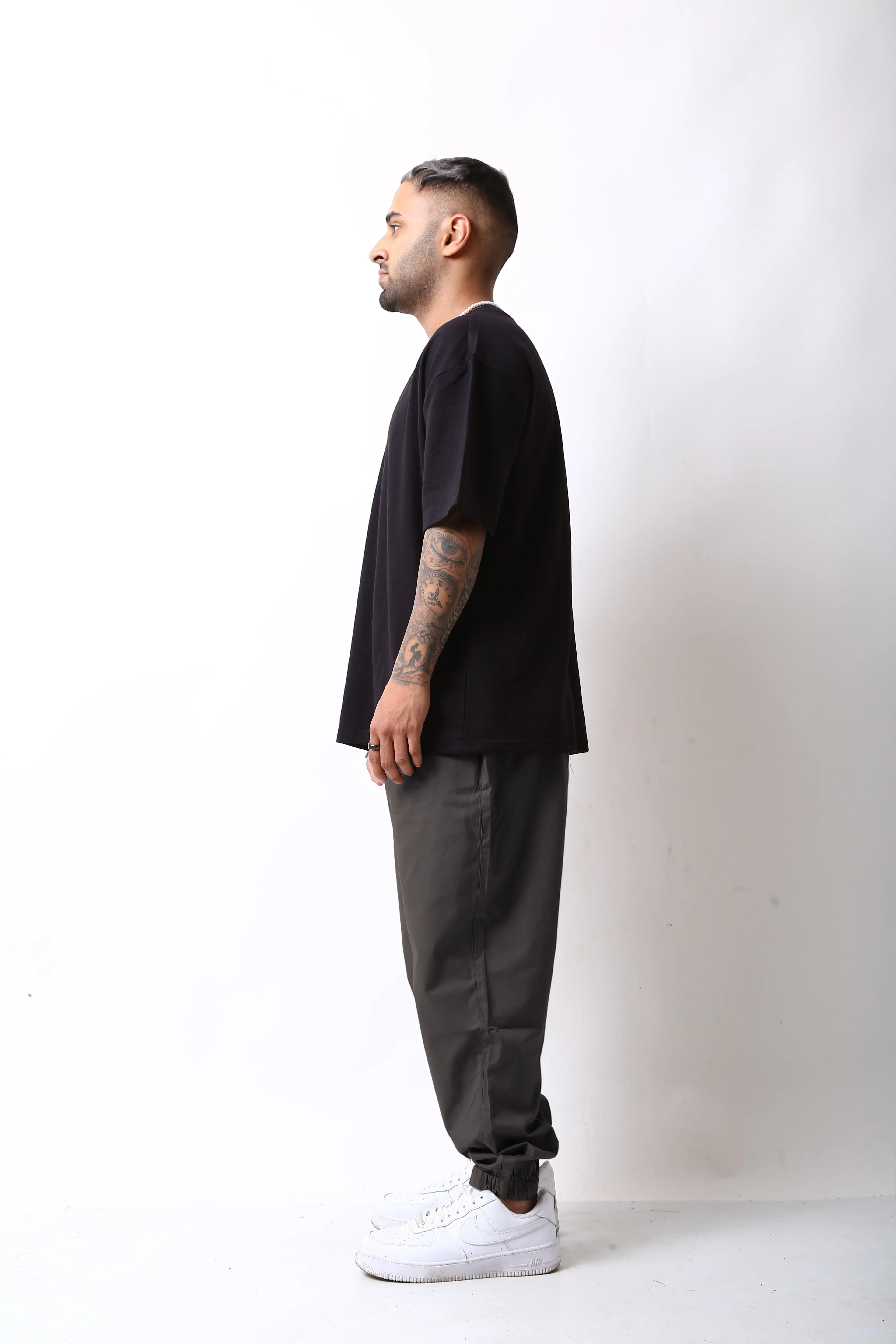 Charcoal Grey Urban Parachute Pants