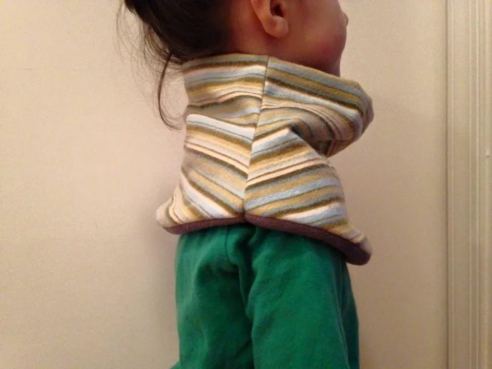 Child's Handmade Neck Warmer Soccer