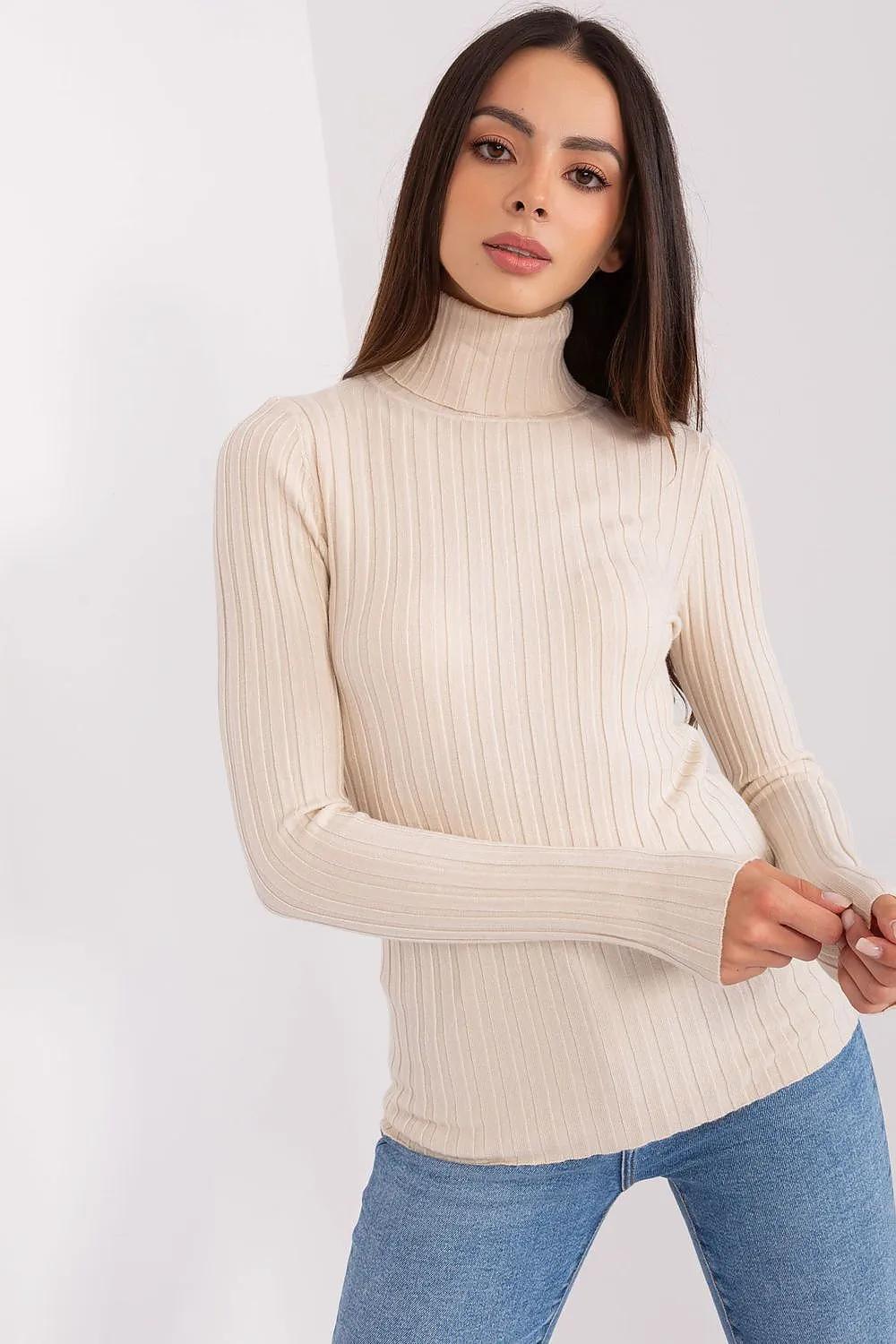 Classic Comfort Ribbed Turtleneck