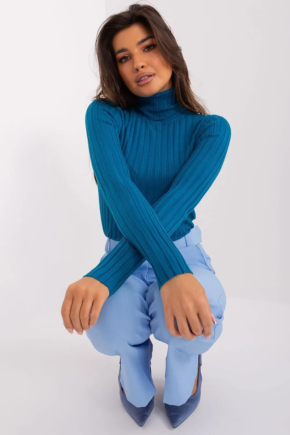 Classic Comfort Ribbed Turtleneck