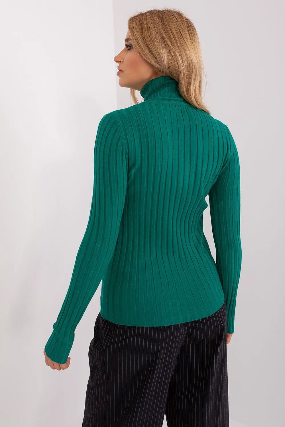 Classic Comfort Ribbed Turtleneck