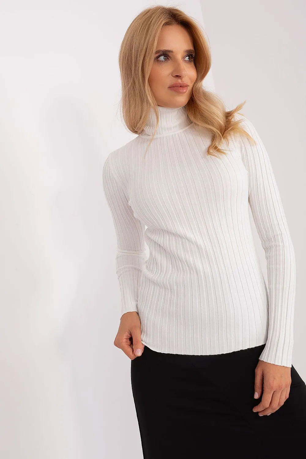 Classic Comfort Ribbed Turtleneck