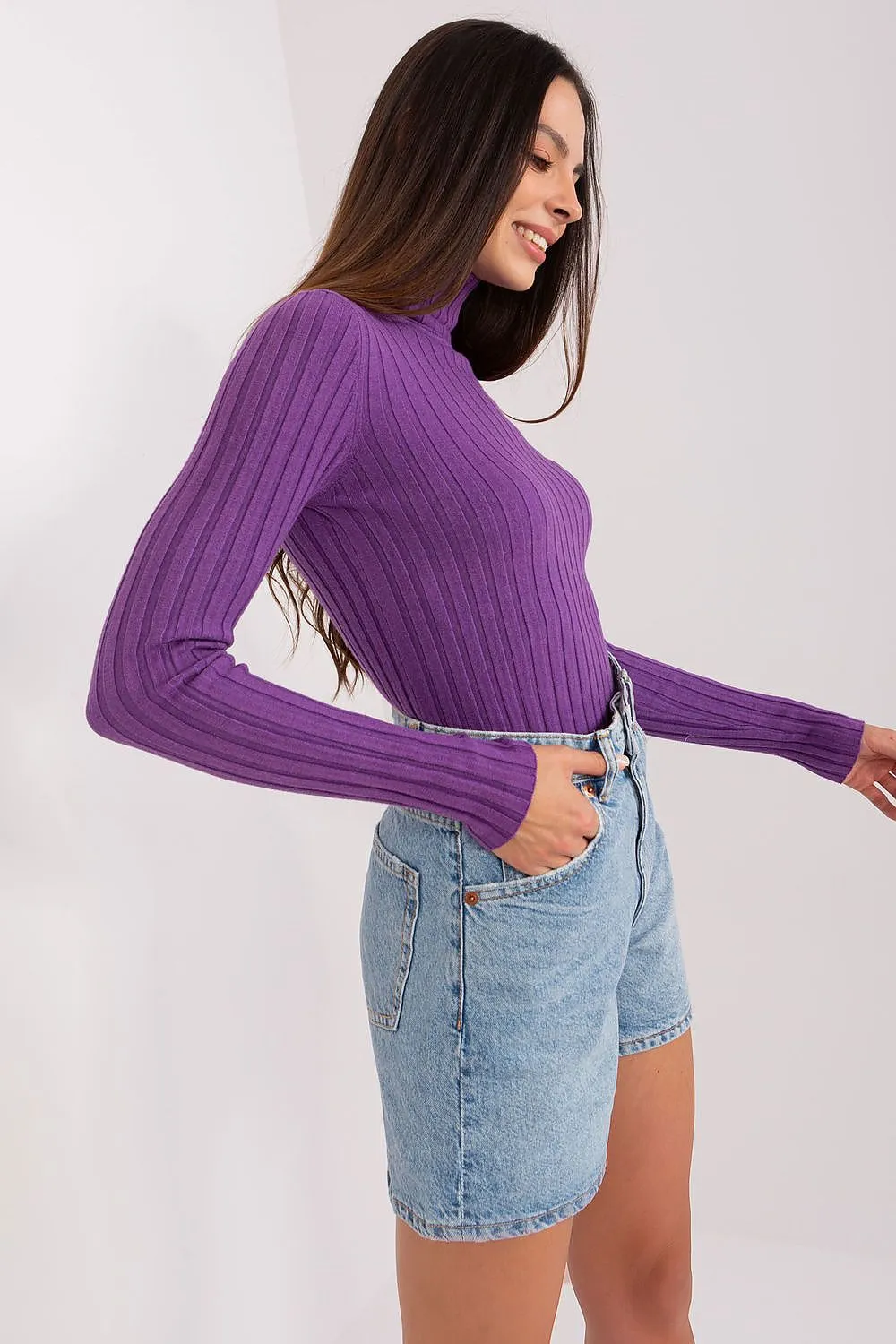 Classic Comfort Ribbed Turtleneck