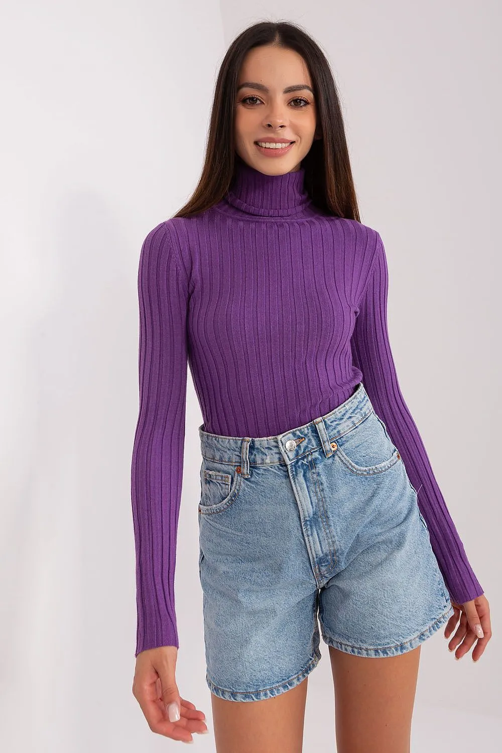 Classic Comfort Ribbed Turtleneck