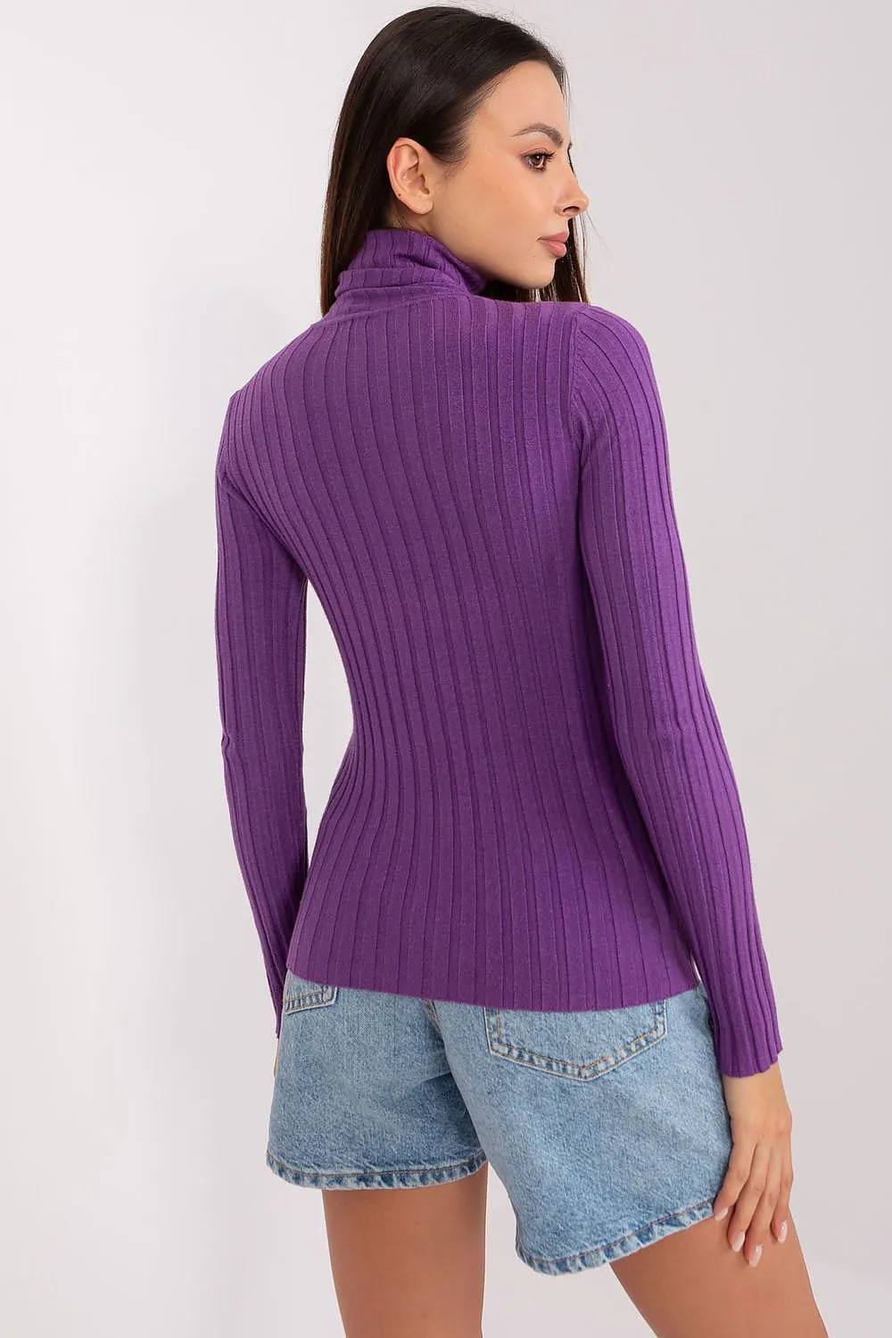 Classic Comfort Ribbed Turtleneck