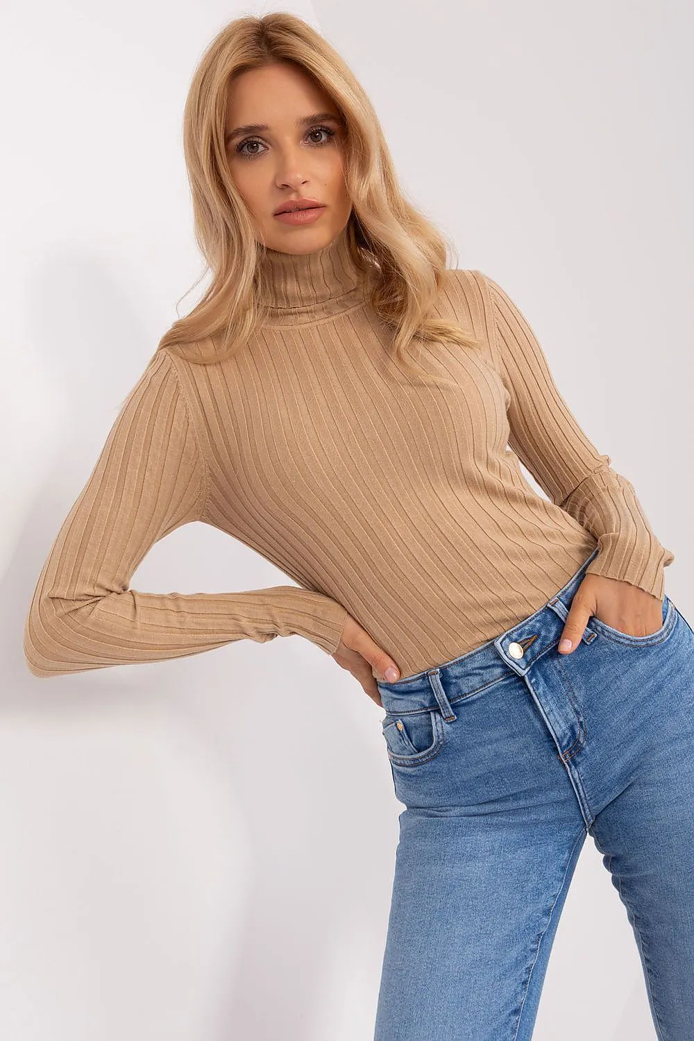 Classic Comfort Ribbed Turtleneck