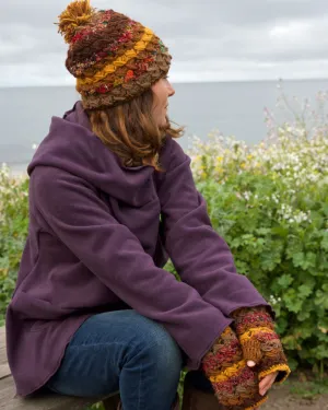 Crochet Beanie with Silk