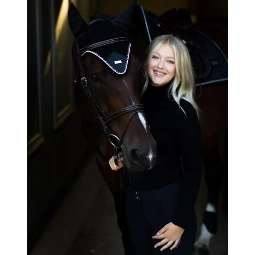 Equestrian Stockholm Black Polo Neck Jumper