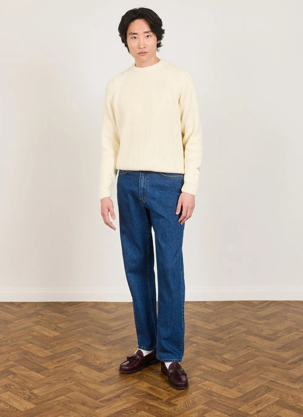 Fisherman Jumper | Heavy Cotton | Ecru