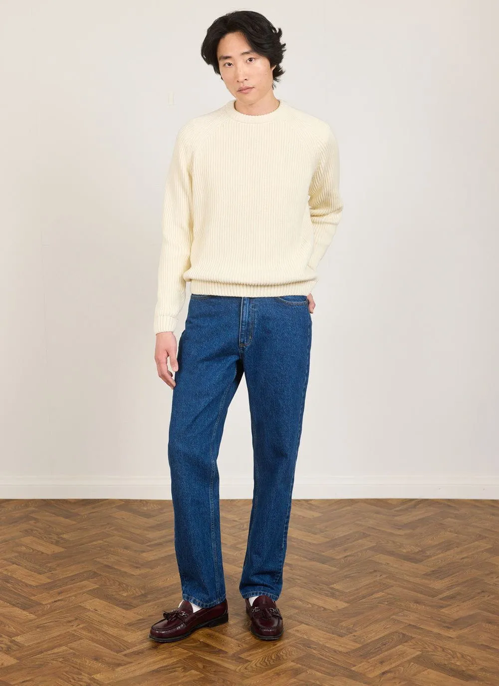 Fisherman Jumper | Heavy Cotton | Ecru