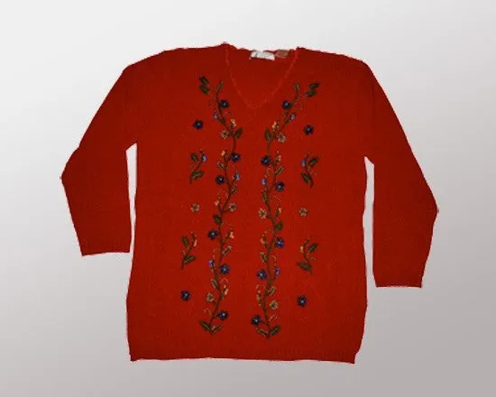 Floral Patterns-Medium Christmas Sweater