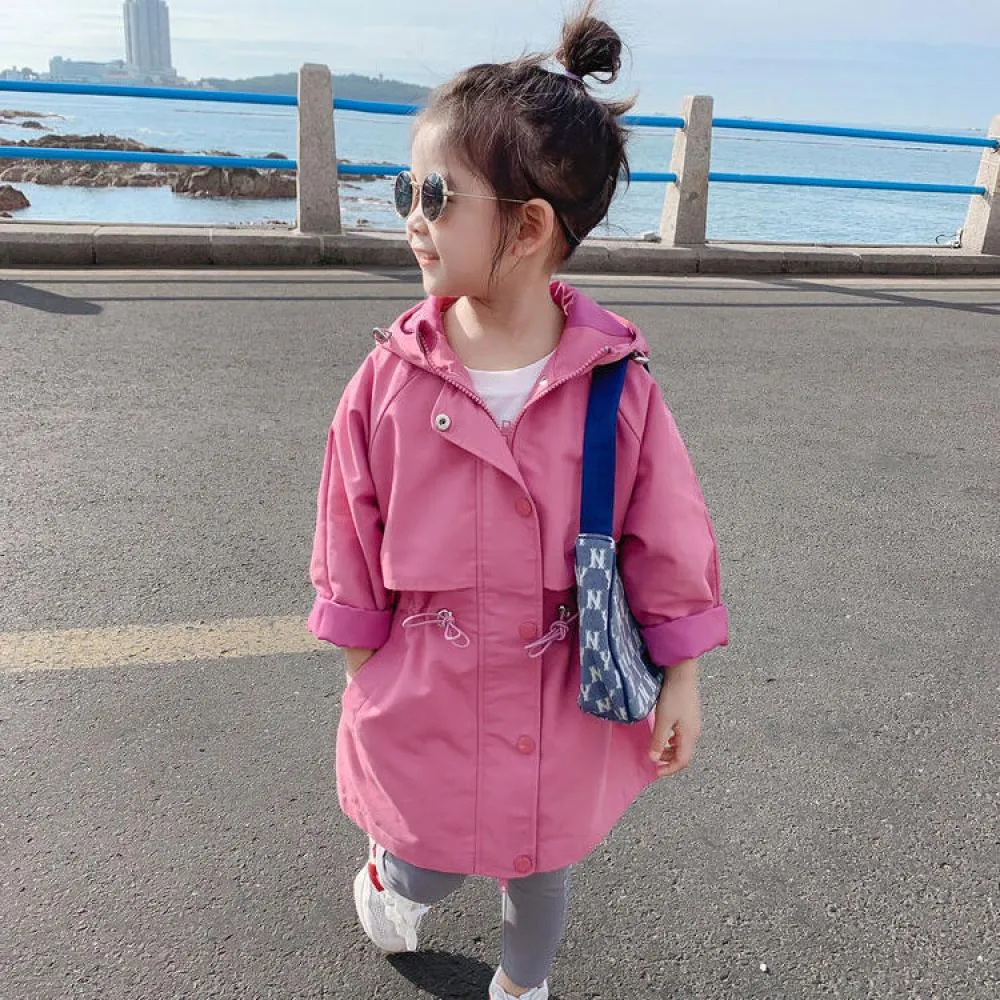 Girls Autumn Coat Jacket Trench Western Style Coat Wholesale Girls Clothing