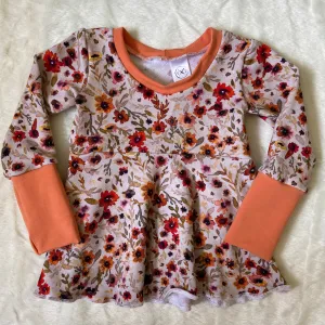 Grow With Me Peplum - Autumn Floral