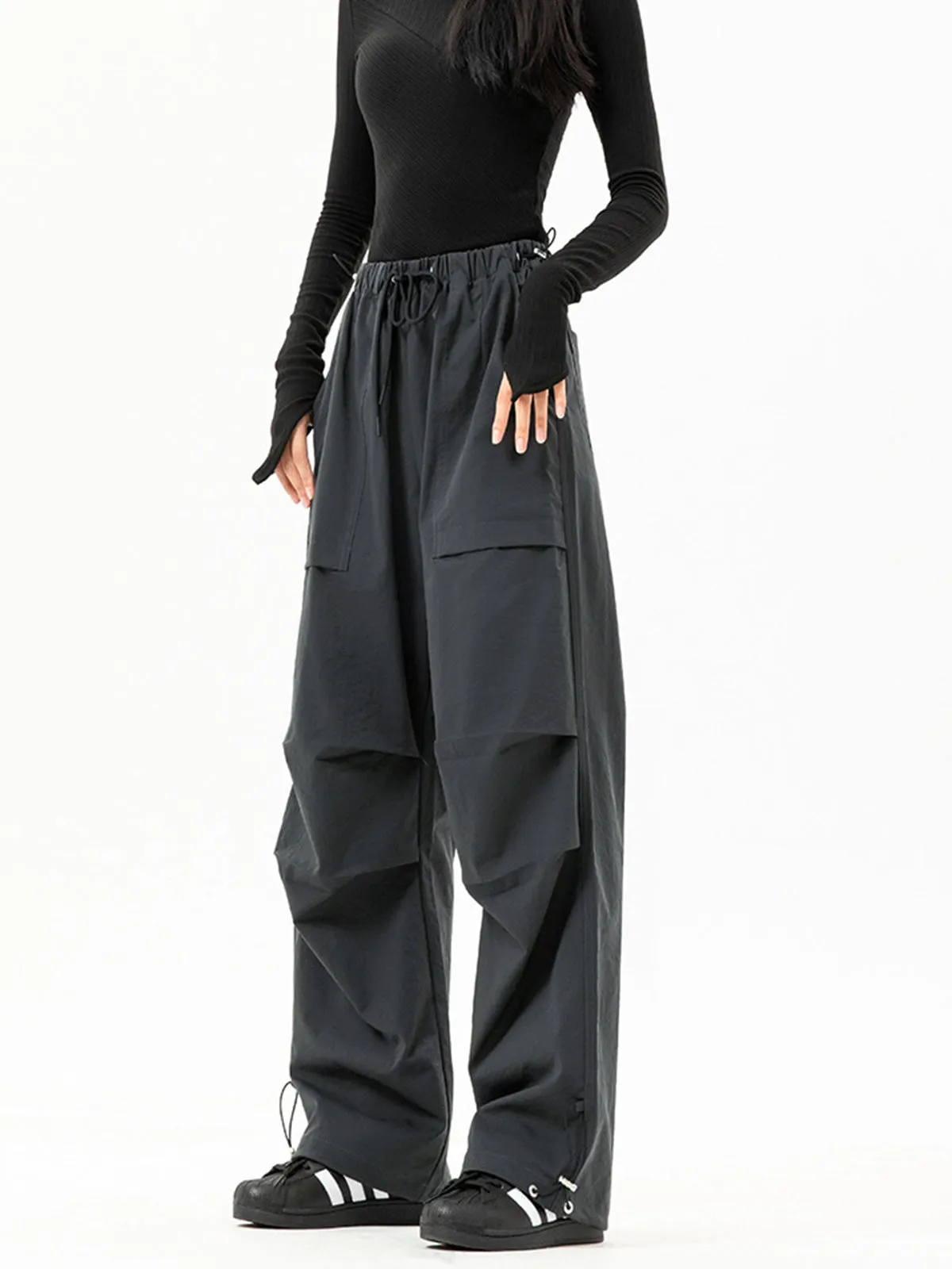 Heartbreaker Drawstring Graceful Cargo Pants