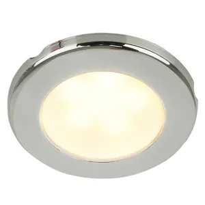 Hella Marine EuroLED 75 3" Round Screw Mount Down Light - Warm White LED - Stainless Steel Rim - 24V