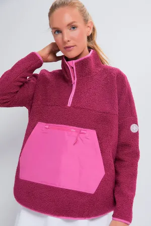 Hot Pink Fleece Cady Quarter Zip