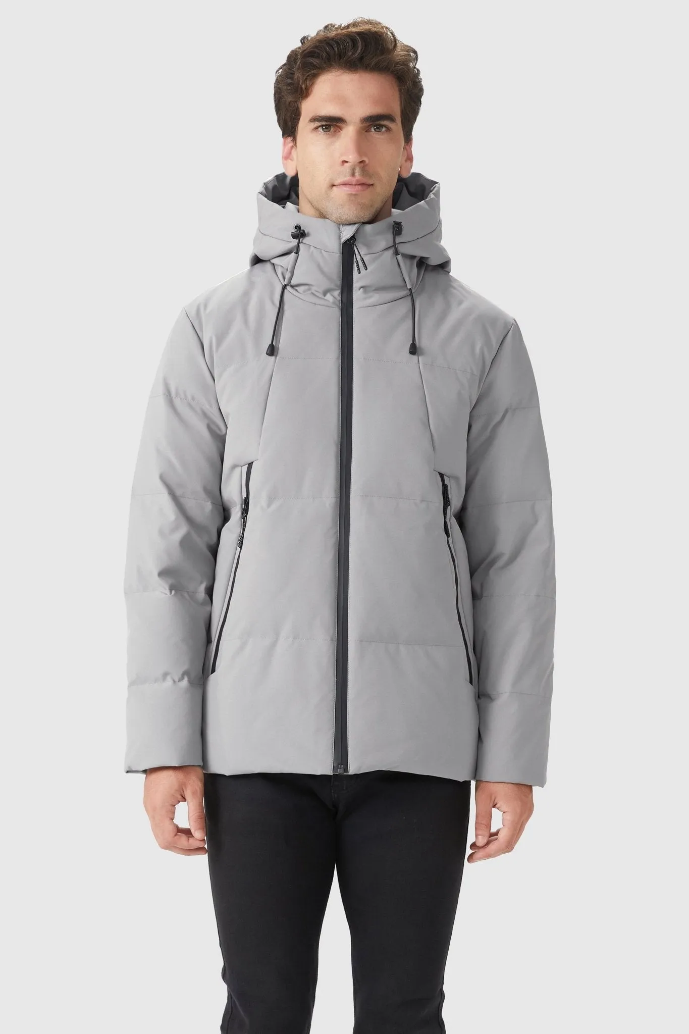 Insulated Warm Hooded Puffer Down Jacket