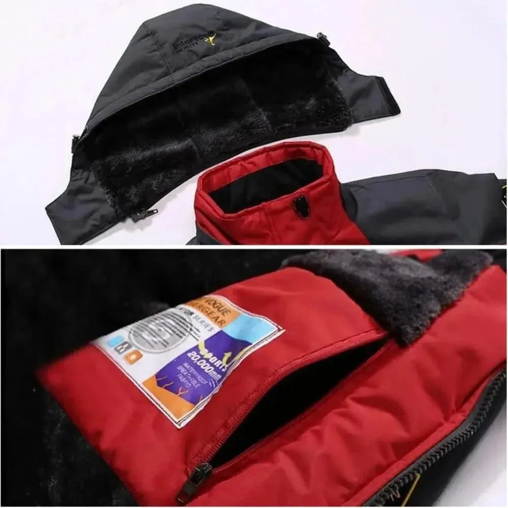 King Billion Luxurious Men's Winter Parka with Fur-Trimmed Hood