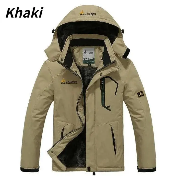 King Billion Luxurious Men's Winter Parka with Fur-Trimmed Hood