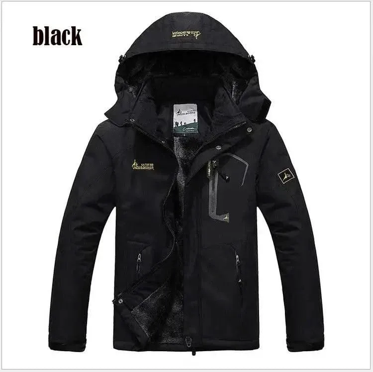 King Billion Luxurious Men's Winter Parka with Fur-Trimmed Hood