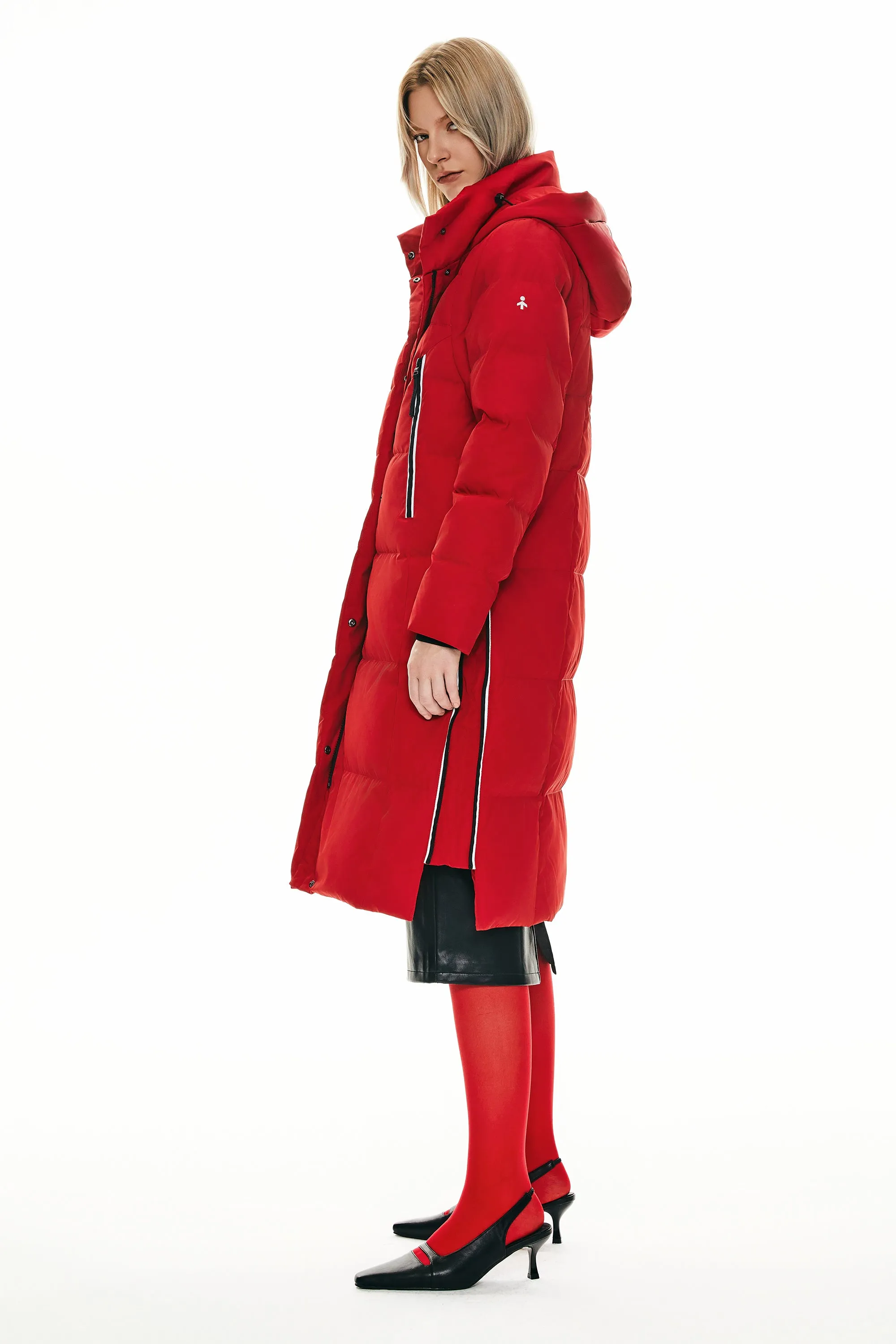 Knee Length Thickened Down Jacket