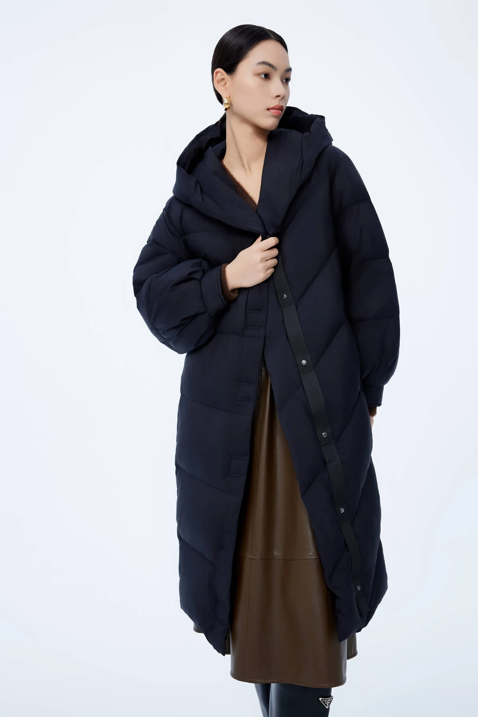 LILY Warm Hooded Down Jacket