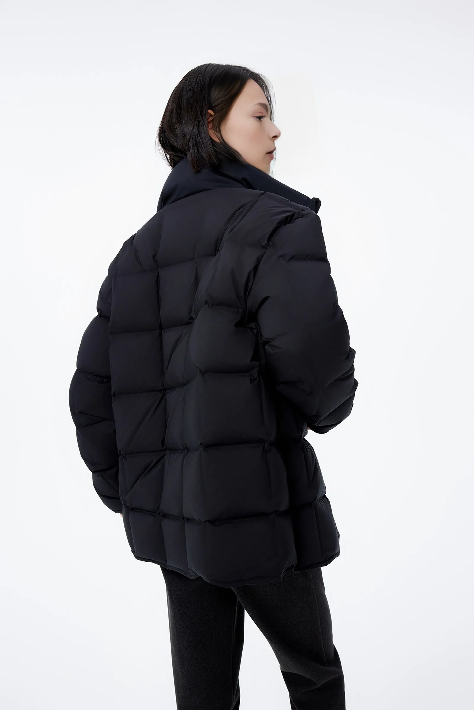 LILY Warm Stand Collar Down Jacket