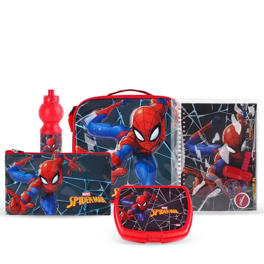 Marvel Spiderman Web Sling Time 6in1 Box Set 16"