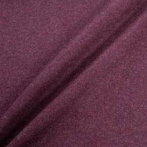 Mauve & Deep Red Double Faced Wool Jersey