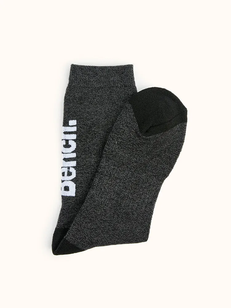 Men's Full Cushion Thermal Crew Socks (2 Pairs) - Grey