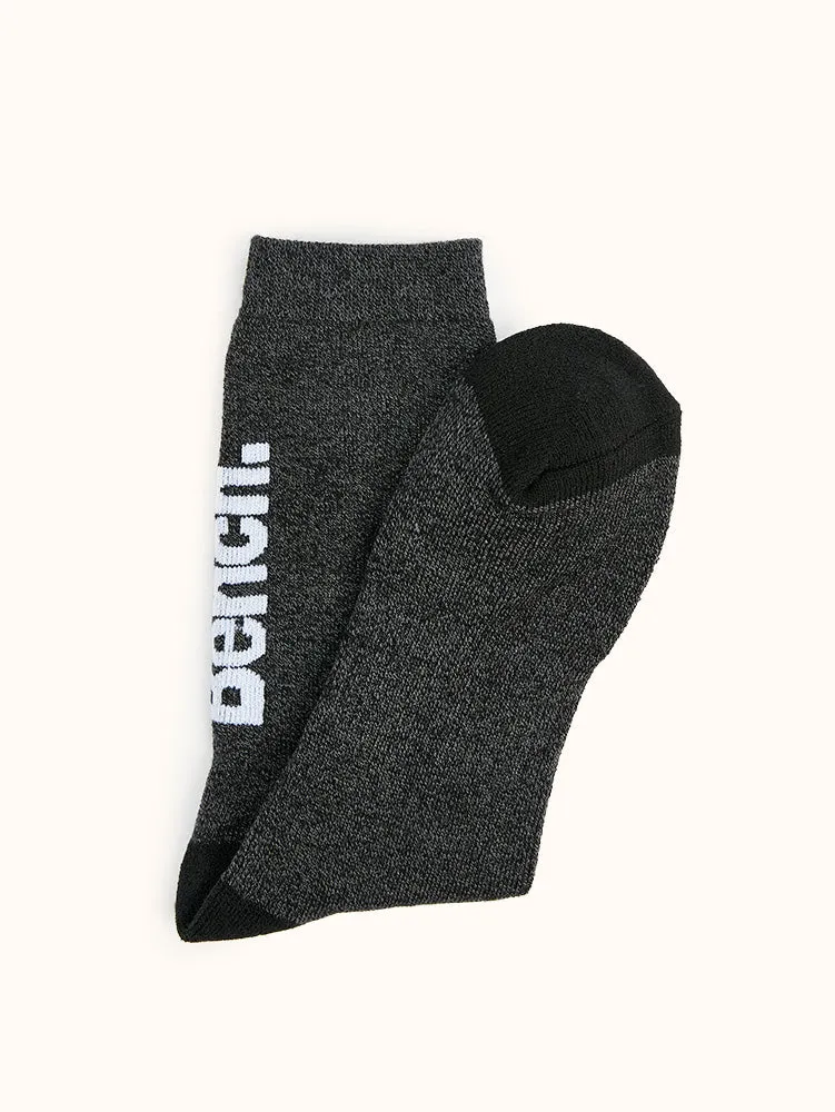 Men's Full Cushion Thermal Crew Socks (2 Pairs) - Grey