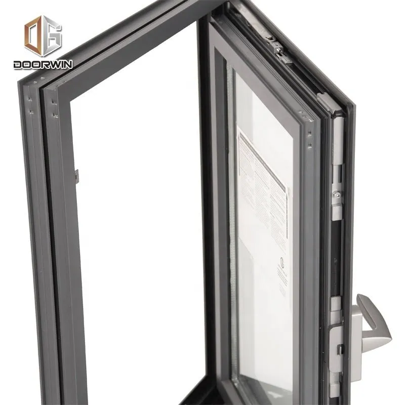 Montreal hot sale high quality double glazed thermal insulated aluminum window NAMI